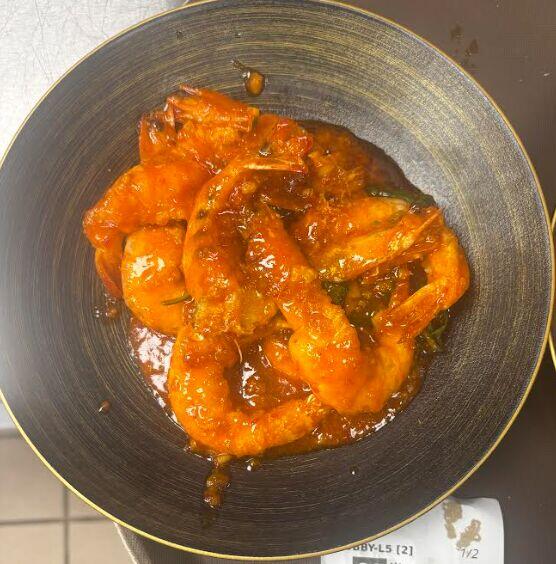 Sweet and Sour Basil Shrimp