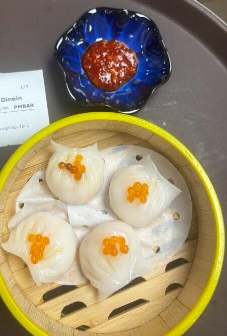 Crystal Shrimp Dumplings 4pcs