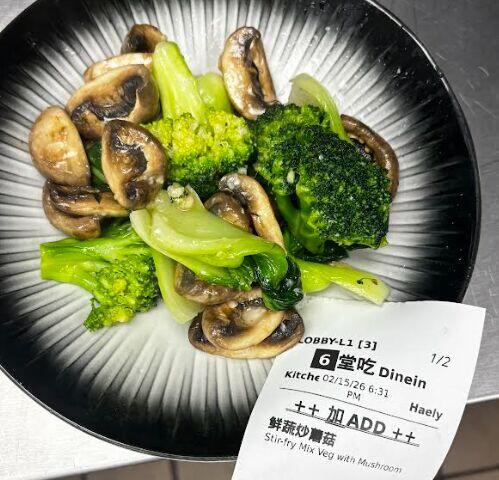 Stir-Fried Mixed Veg with Mushroom